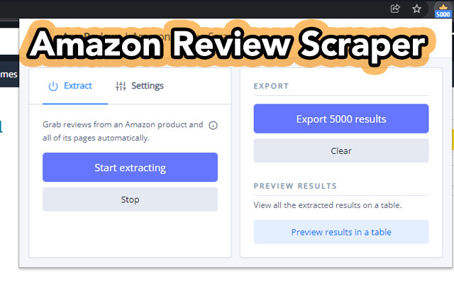Amazon Review Scraper